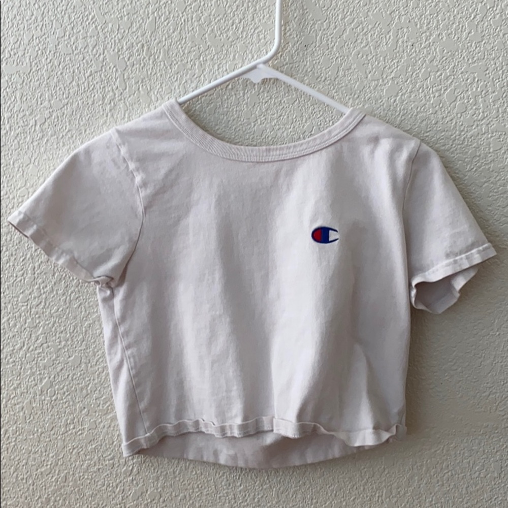 champion cropped tee